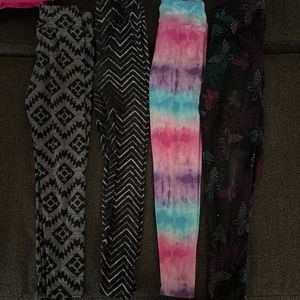Lot of Lularoe TWEEN leggings